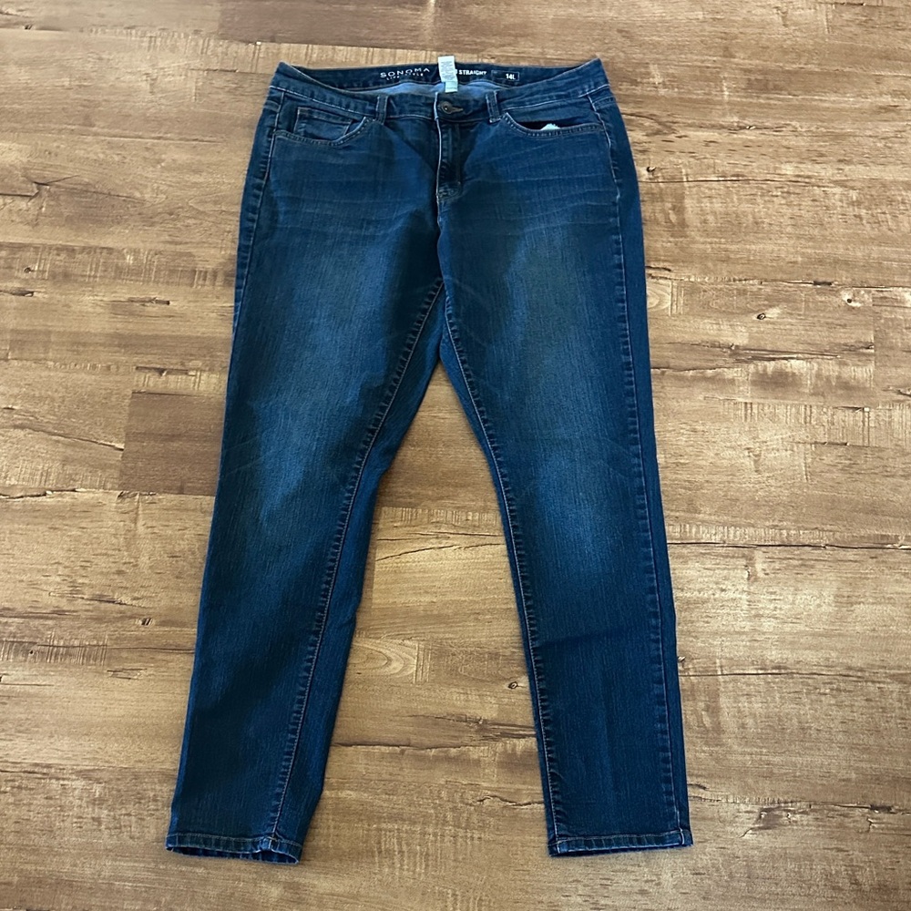 Sonoma Life and Style Slim Straight Jeans